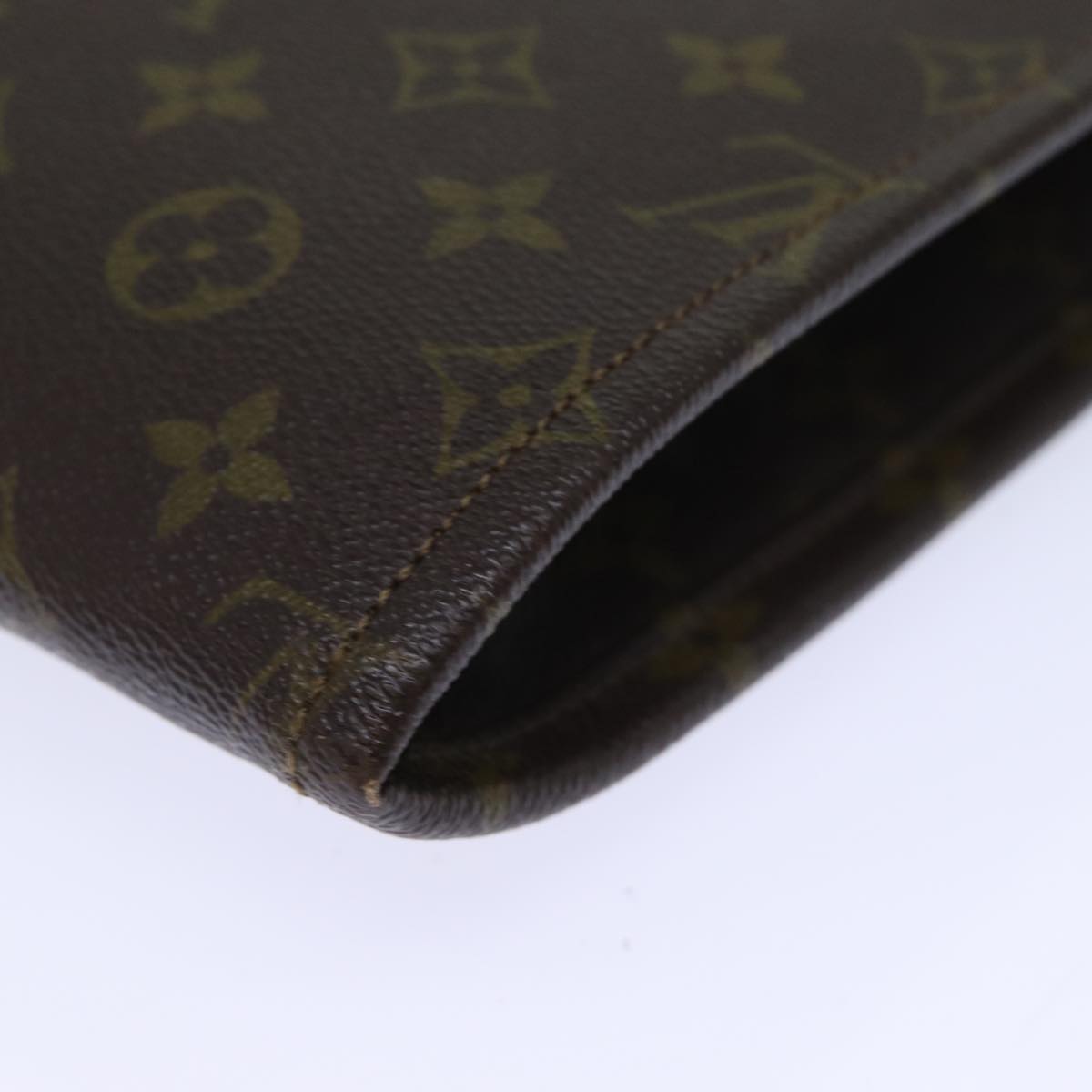 LOUIS VUITTON Monogram Poche Document Briefcase M53400 LV Auth ar11811B