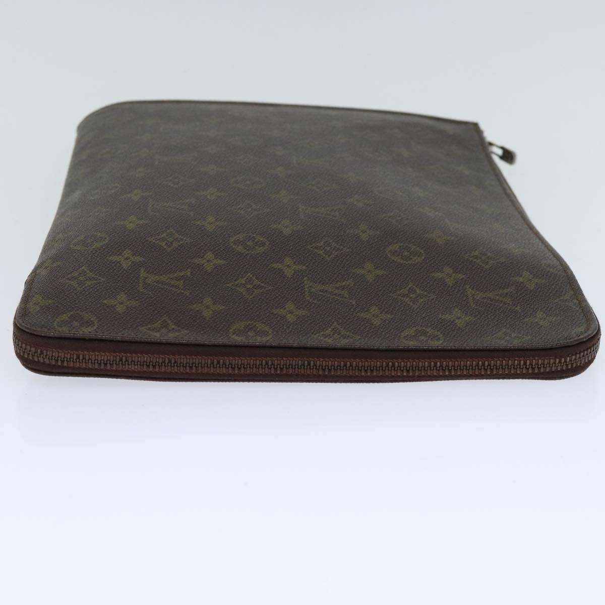 LOUIS VUITTON Monogram Poche Document Briefcase M53400 LV Auth ar11811B