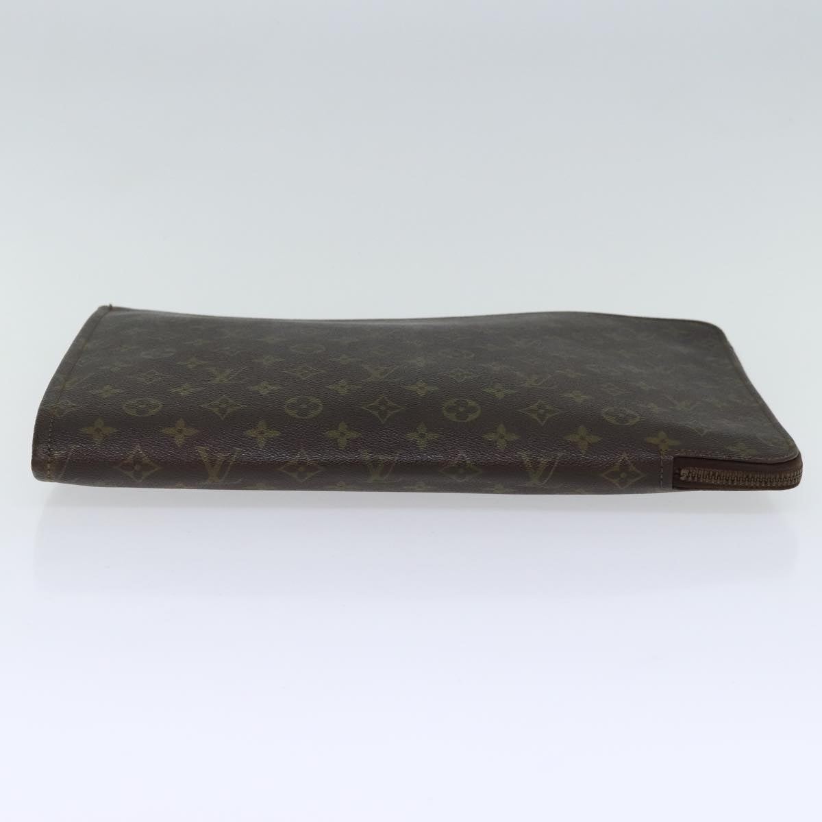 LOUIS VUITTON Monogram Poche Document Briefcase M53400 LV Auth ar11811B