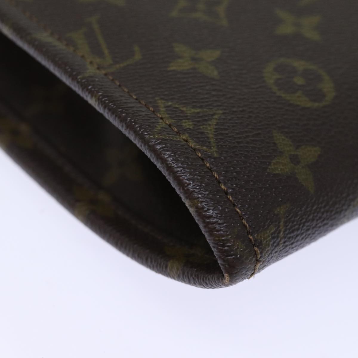 LOUIS VUITTON Monogram Poche Document Briefcase M53400 LV Auth ar11811B