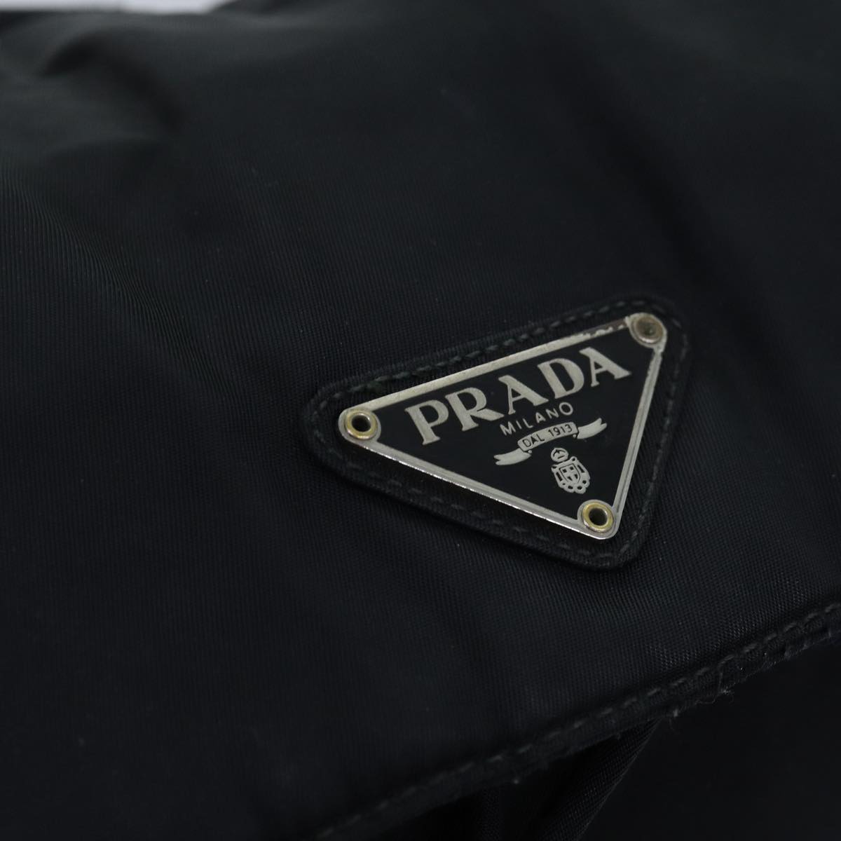 PRADA Backpack Nylon Black Auth ar11820