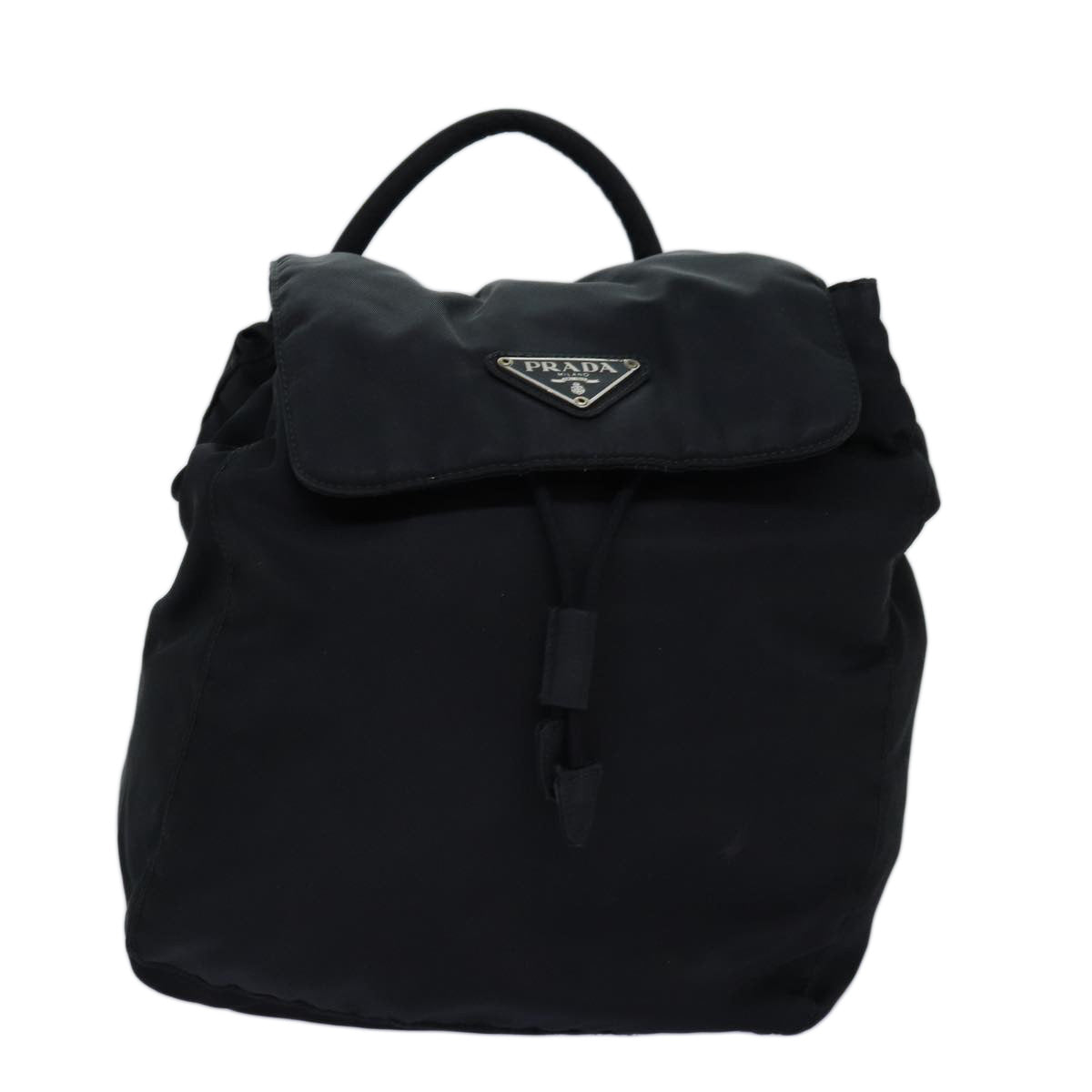 PRADA Backpack Nylon Black Auth ar11820