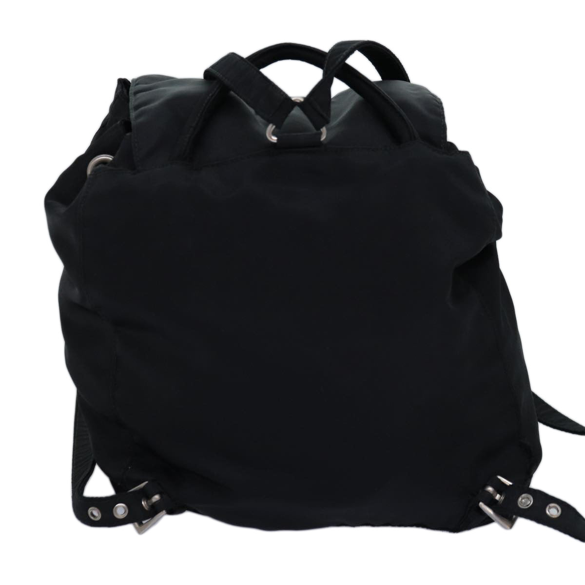 PRADA Backpack Nylon Black Auth ar11820