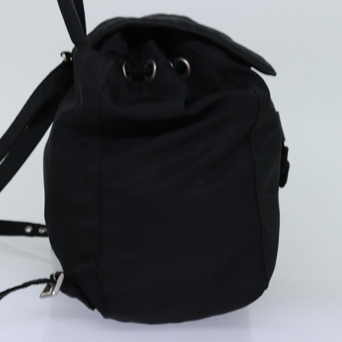 PRADA Backpack Nylon Black Auth ar11820