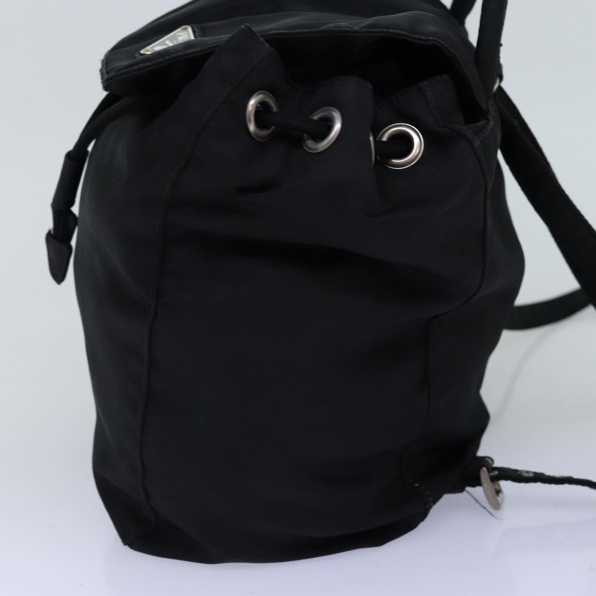 PRADA Backpack Nylon Black Auth ar11820