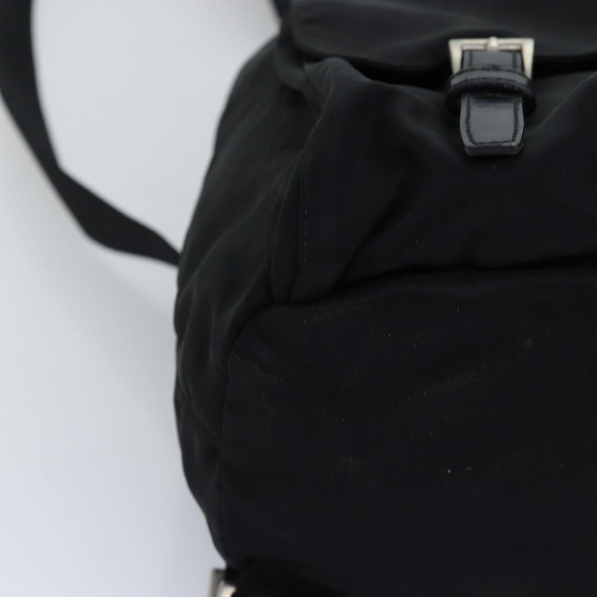 PRADA Backpack Nylon Black Auth ar11823