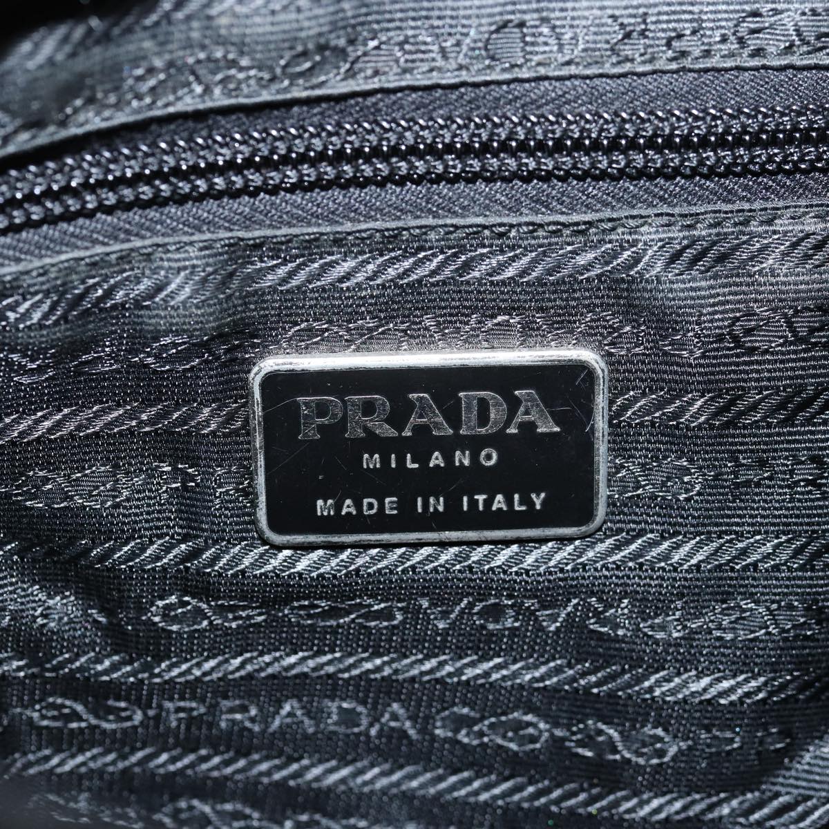 PRADA Backpack Nylon Black Auth ar11823