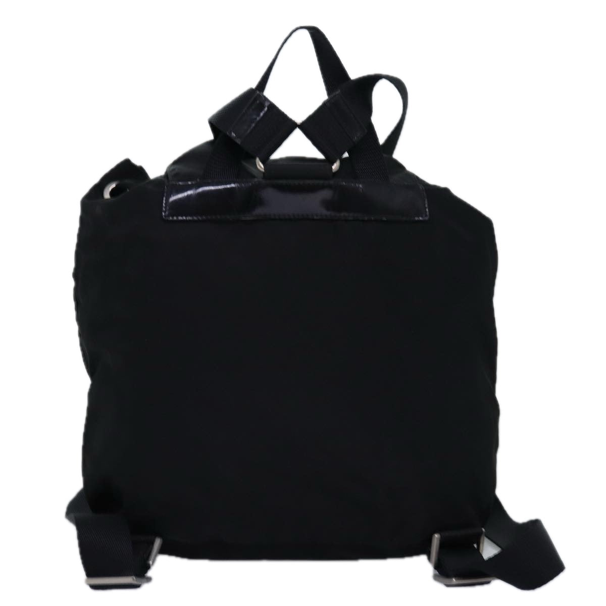 PRADA Backpack Nylon Black Auth ar11823