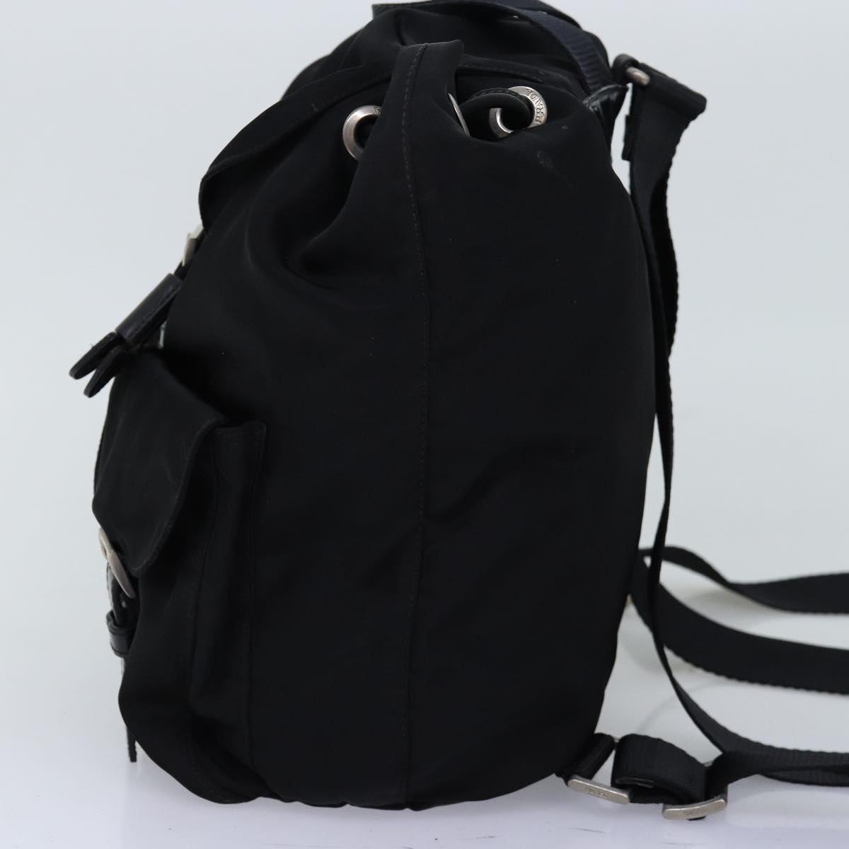 PRADA Backpack Nylon Black Auth ar11823