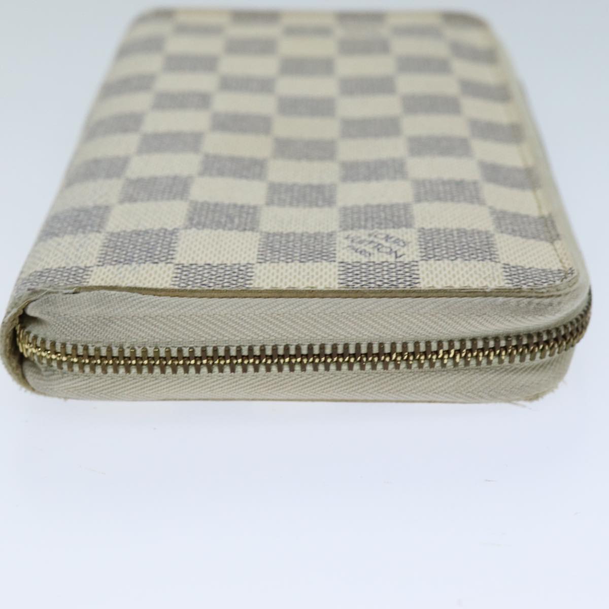 LOUIS VUITTON Damier Azur Zippy Organizer Long Wallet N60012 LV Auth ar11838