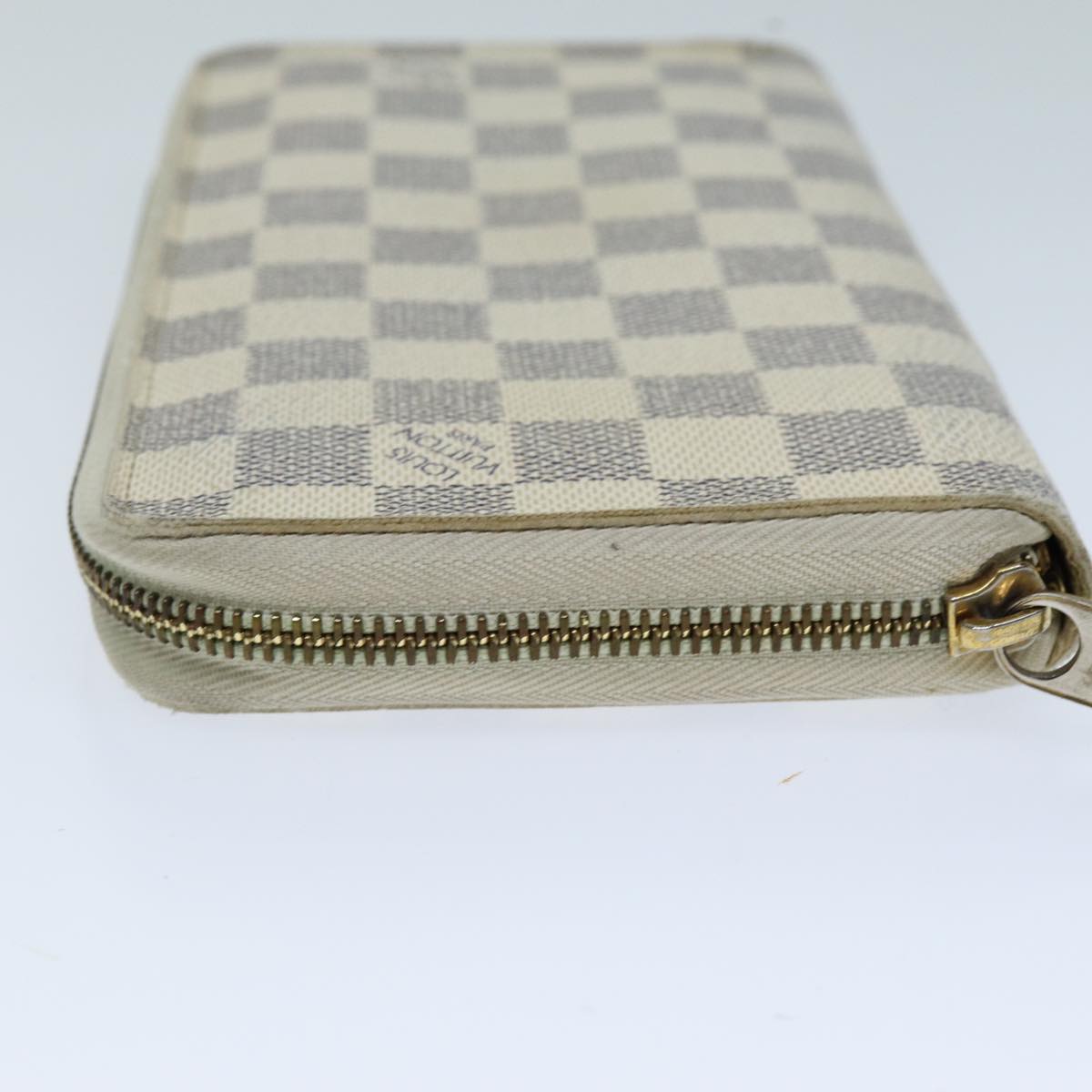 LOUIS VUITTON Damier Azur Zippy Organizer Long Wallet N60012 LV Auth ar11838