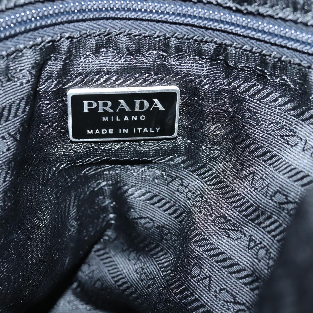 PRADA Backpack Nylon Green Auth ar11863