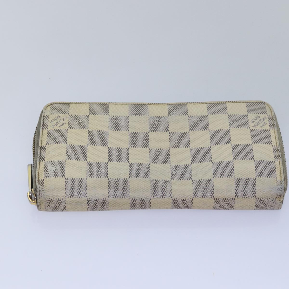 LOUIS VUITTON Damier Azur Coin Purse Wallet 4Set LV Auth ar11891