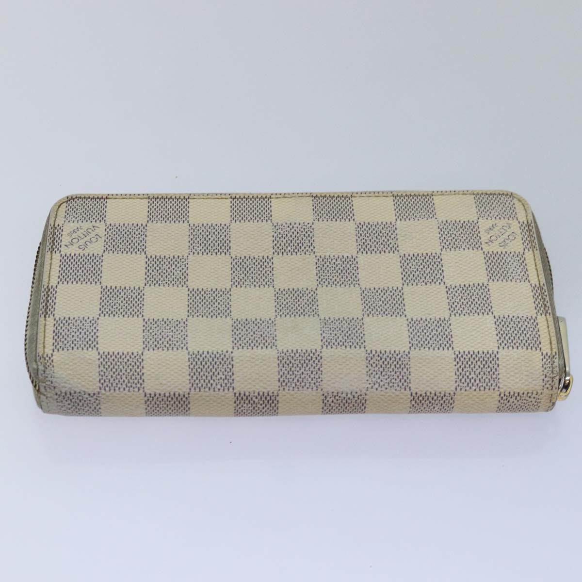 LOUIS VUITTON Damier Azur Coin Purse Wallet 4Set LV Auth ar11891