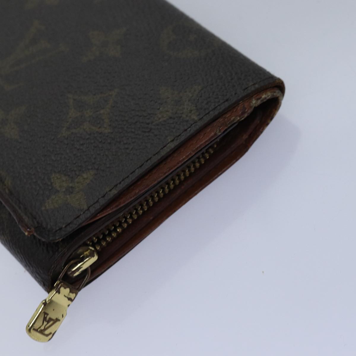 LOUIS VUITTON Monogram Damier Ebene Wallet 8Set LV Auth ar11896