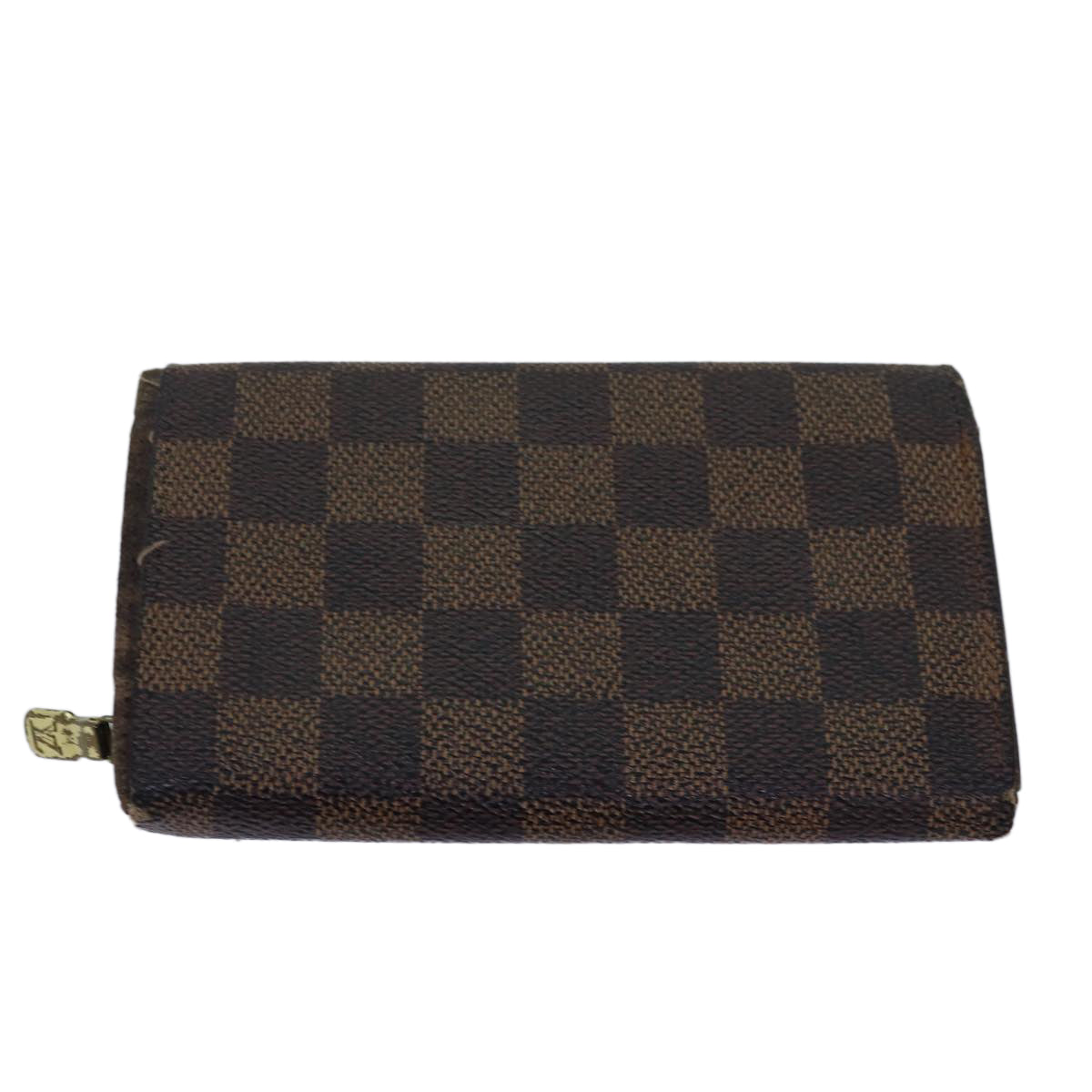 LOUIS VUITTON Monogram Damier Ebene Wallet 8Set LV Auth ar11896