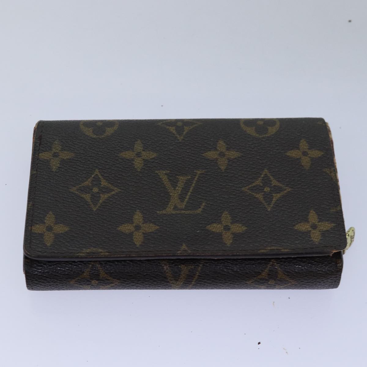 LOUIS VUITTON Monogram Damier Ebene Wallet 8Set LV Auth ar11896