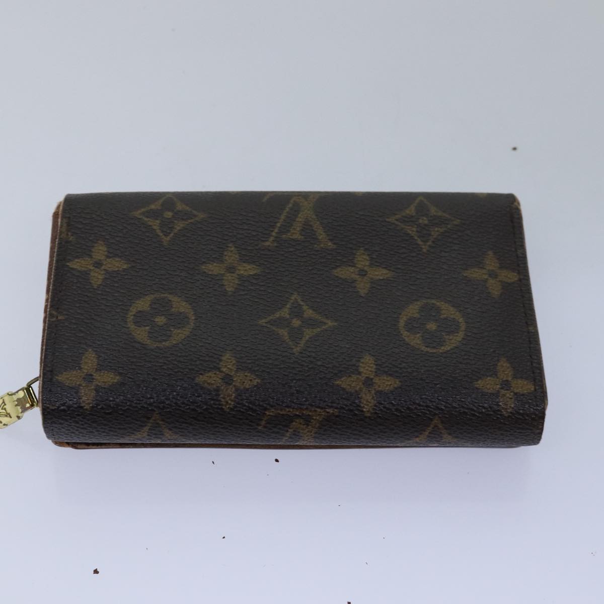 LOUIS VUITTON Monogram Damier Ebene Wallet 8Set LV Auth ar11896