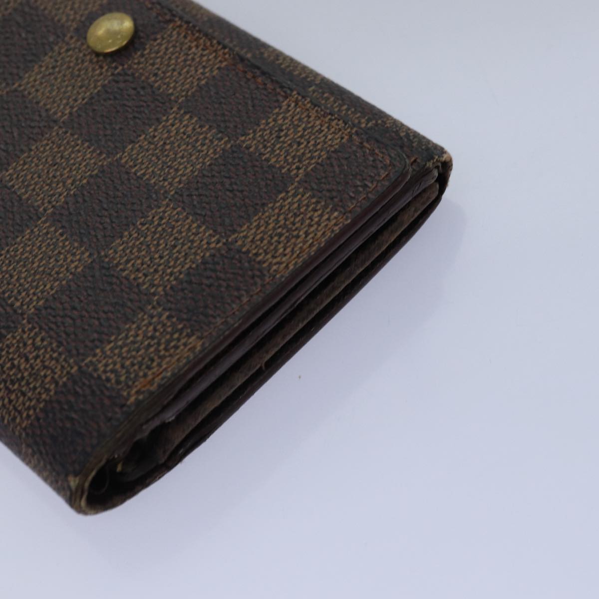 LOUIS VUITTON Monogram Damier Ebene Wallet 8Set LV Auth ar11896