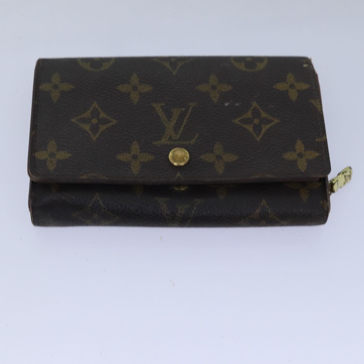 LOUIS VUITTON Monogram Damier Ebene Wallet 8Set LV Auth ar11896