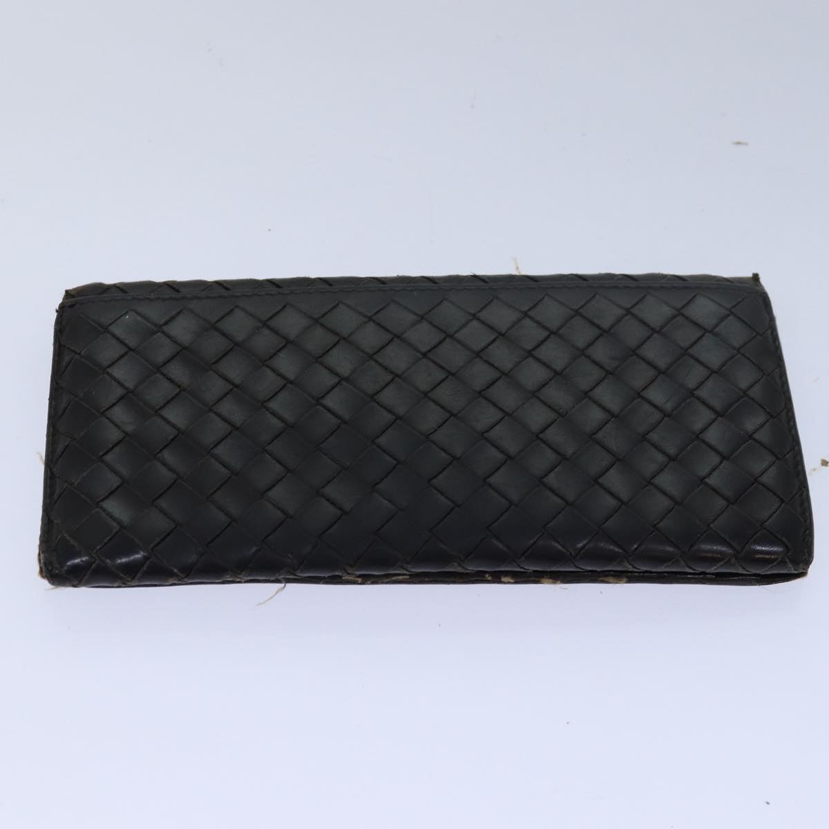 BOTTEGA VENETA INTRECCIATO Wallet Leather 5Set Black Red beige Auth ar11901