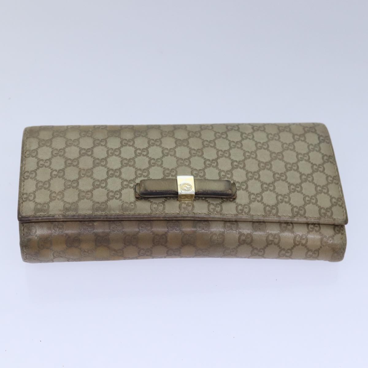 Christian Dior Gucci GG Canvas Belt Wallet 7Set Beige Black Auth ar11909