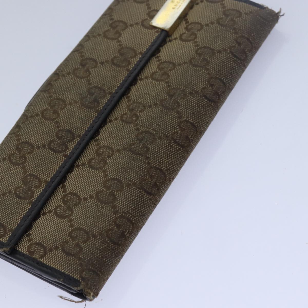 Christian Dior Gucci GG Canvas Belt Wallet 7Set Beige Black Auth ar11909