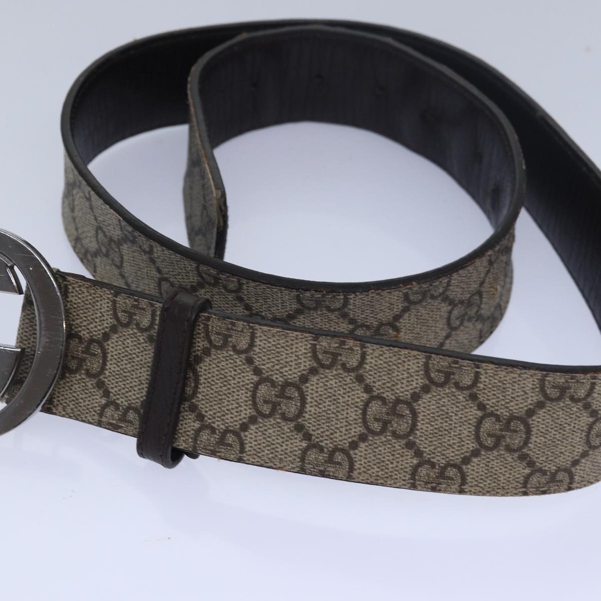 Christian Dior Gucci GG Canvas Belt Wallet 7Set Beige Black Auth ar11909