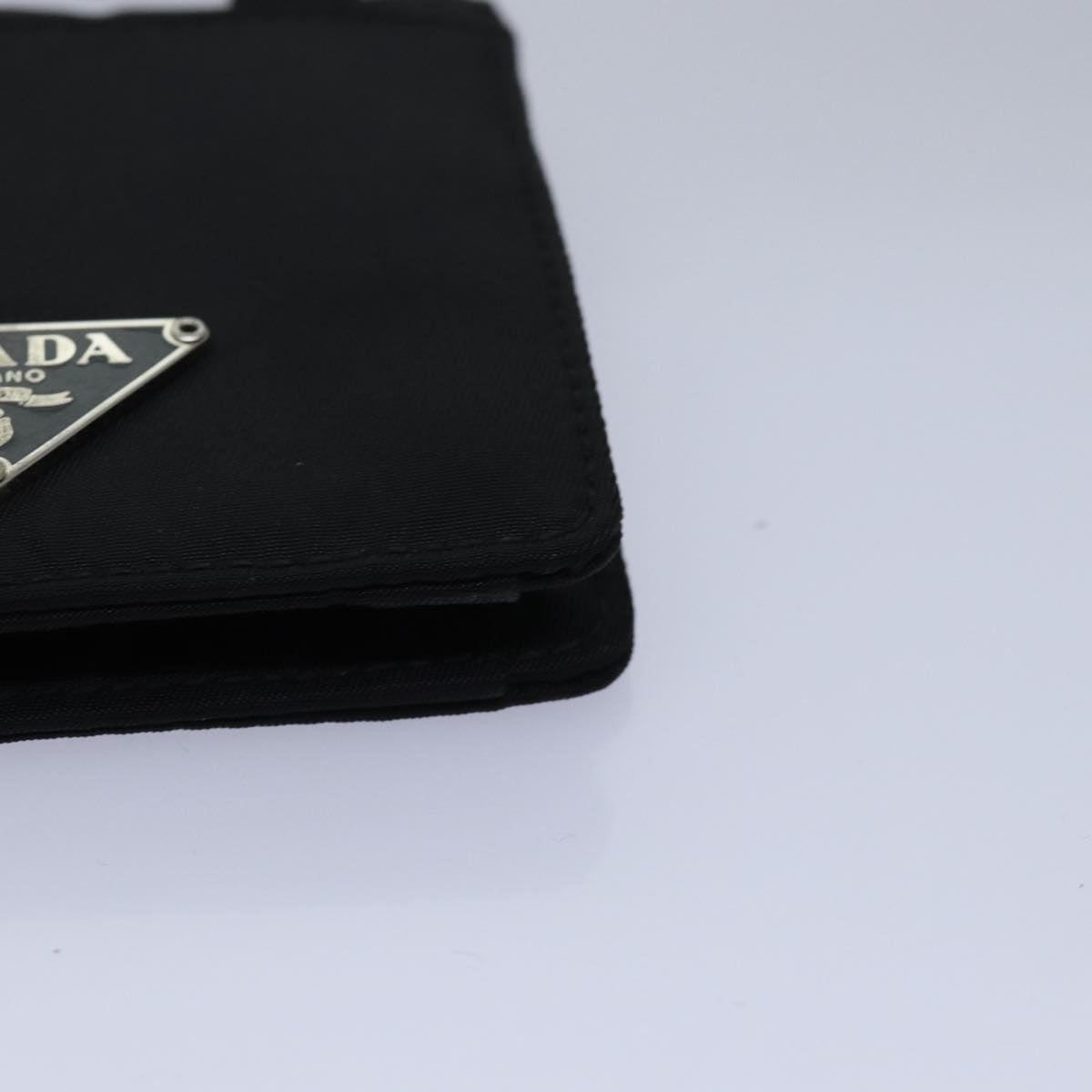 PRADA Coin Purse Nylon Black Auth ar11917B