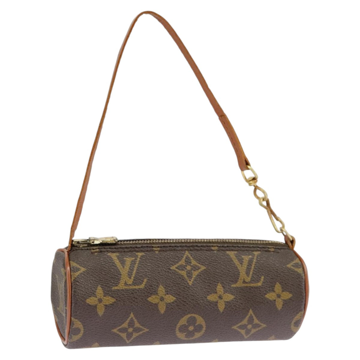 LOUIS VUITTON Monogram Papillon Pouch LV Auth ar12067