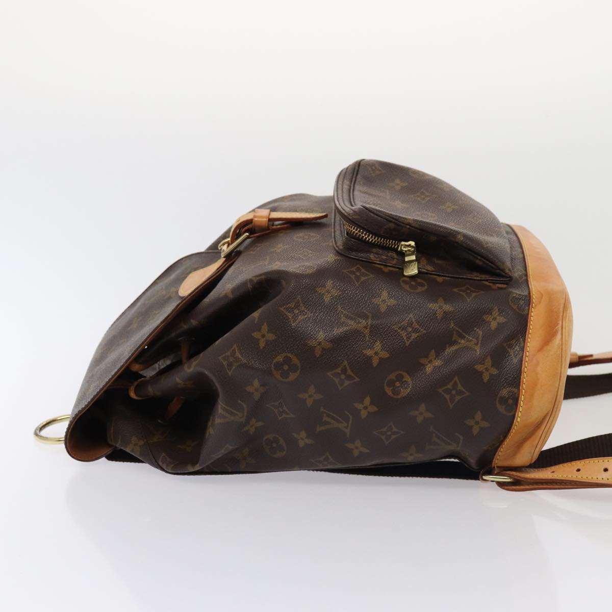 LOUIS VUITTON Monogram Montsouris GM Backpack M51135 LV Auth ar12104