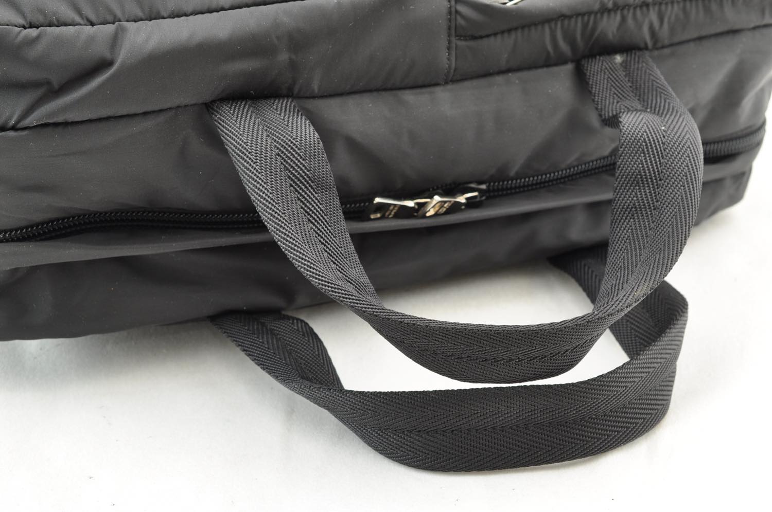 PRADA Hand Bag Nylon Black Auth ar1221