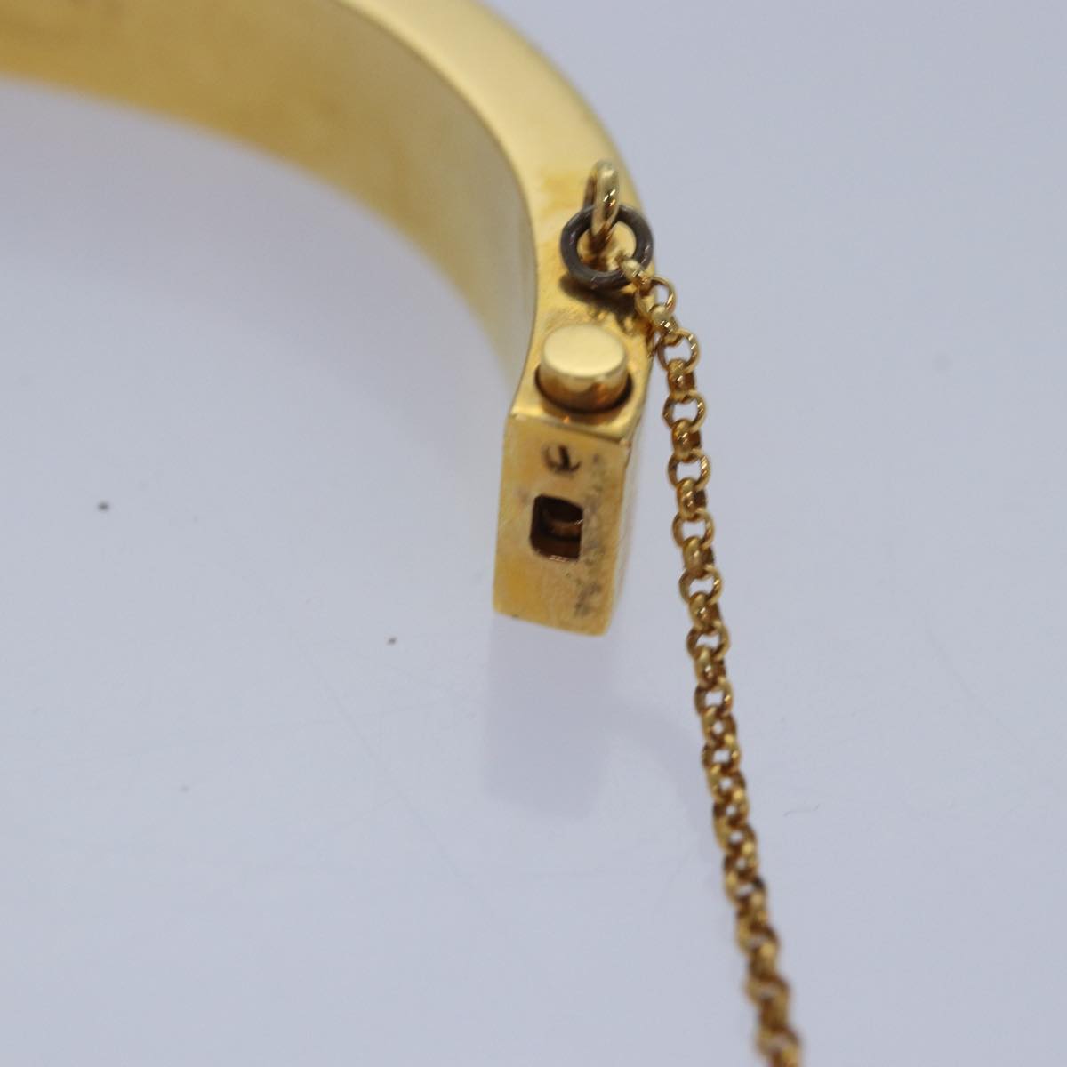 CELINE Bracelet metal Gold Auth ar12232