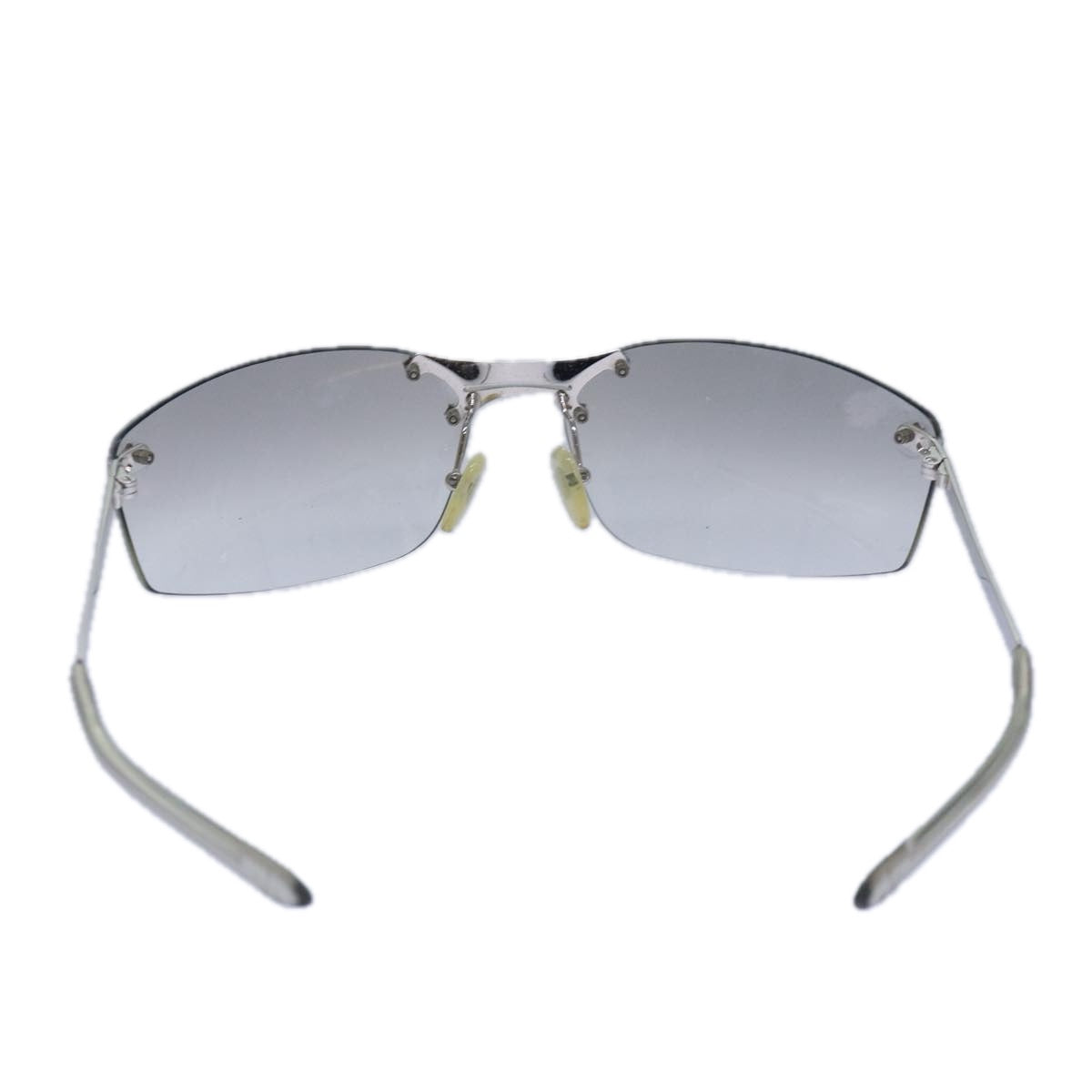 Christian Dior Sunglasses Silver Auth ar12346