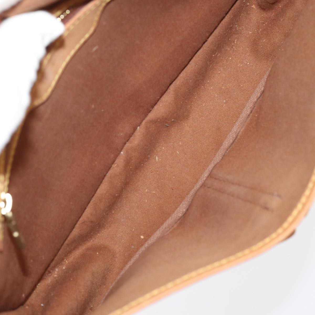 LOUIS VUITTON Monogram Gibeciere MM Shoulder Bag M42247 LV Auth ar12433