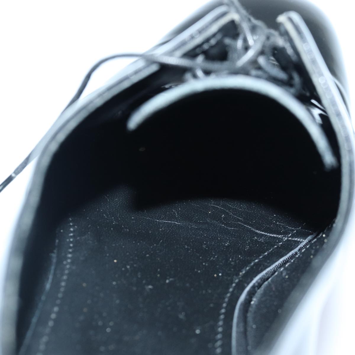 LOUIS VUITTON Monogram Richelieu Derby Shoes shoes Size 6 Brown LV Auth ar12448