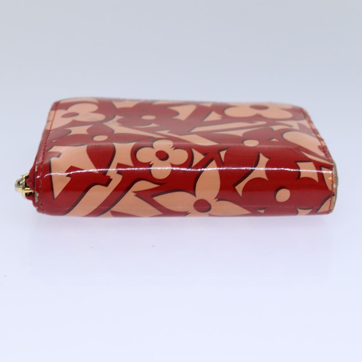 LOUIS VUITTON Vernis Suite Zippy Coin Purse Pomme D'amour M90131 LV Auth ar12460