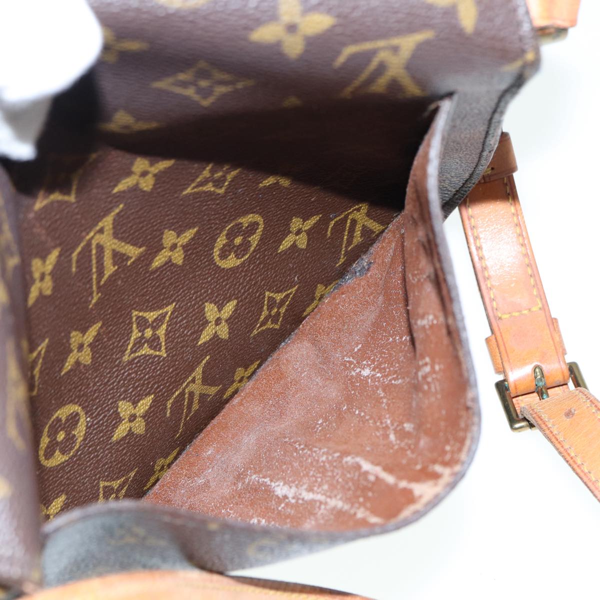 LOUIS VUITTON Monogram Saint Cloud GM Shoulder Bag M51242 LV Auth ar12474