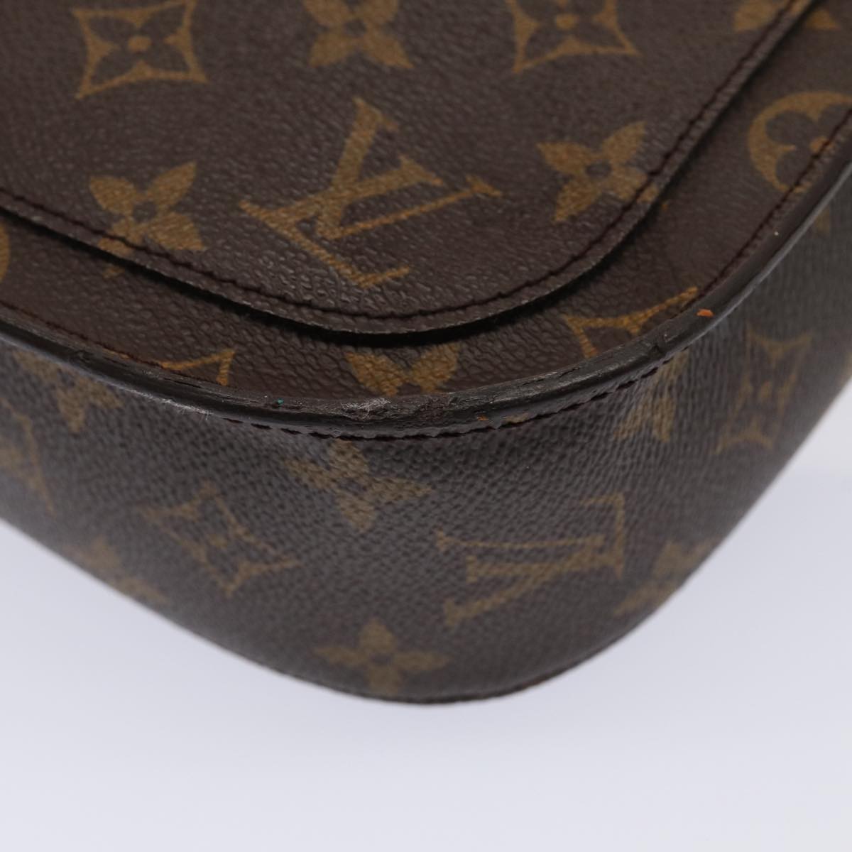 LOUIS VUITTON Monogram Saint Cloud GM Shoulder Bag M51242 LV Auth ar12477