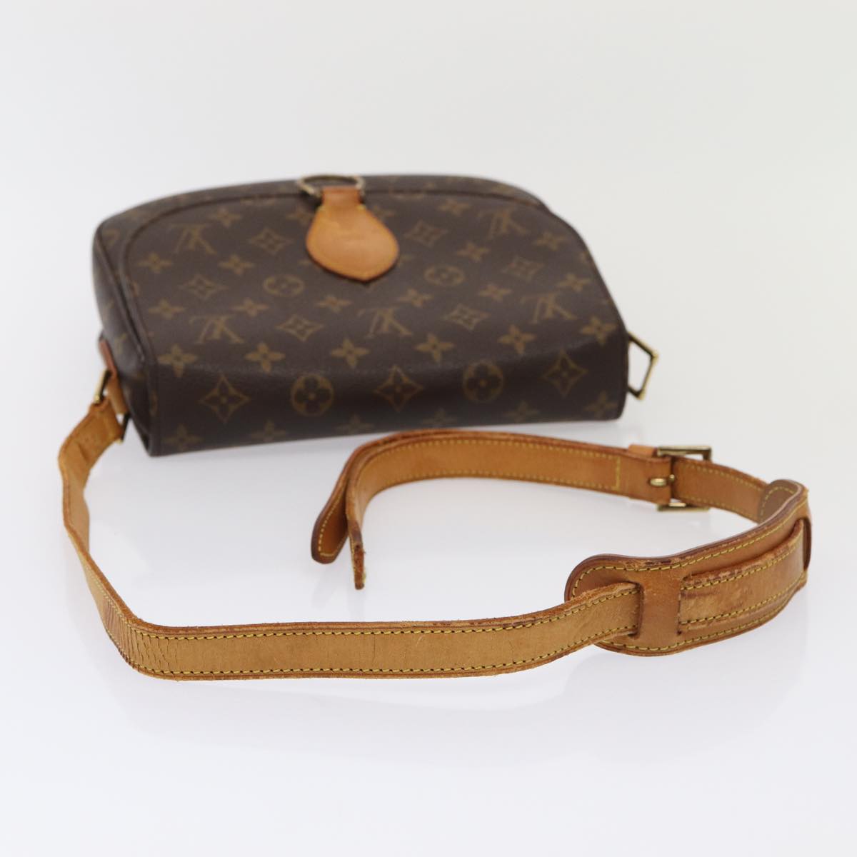 LOUIS VUITTON Monogram Saint Cloud GM Shoulder Bag M51242 LV Auth ar12477