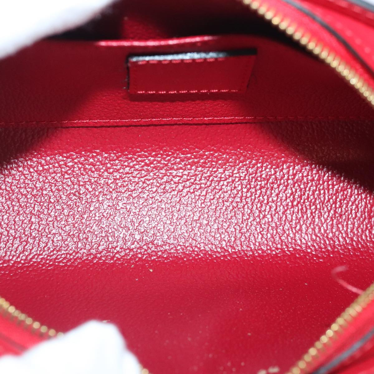 LOUIS VUITTON Epi Dauphine PM Pouch Castilian Red M48447 LV Auth ar12535