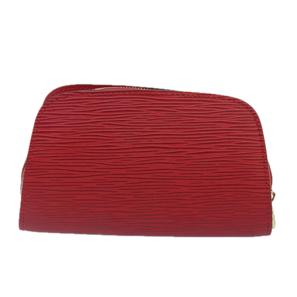 LOUIS VUITTON Epi Dauphine PM Pouch Castilian Red M48447 LV Auth ar12535