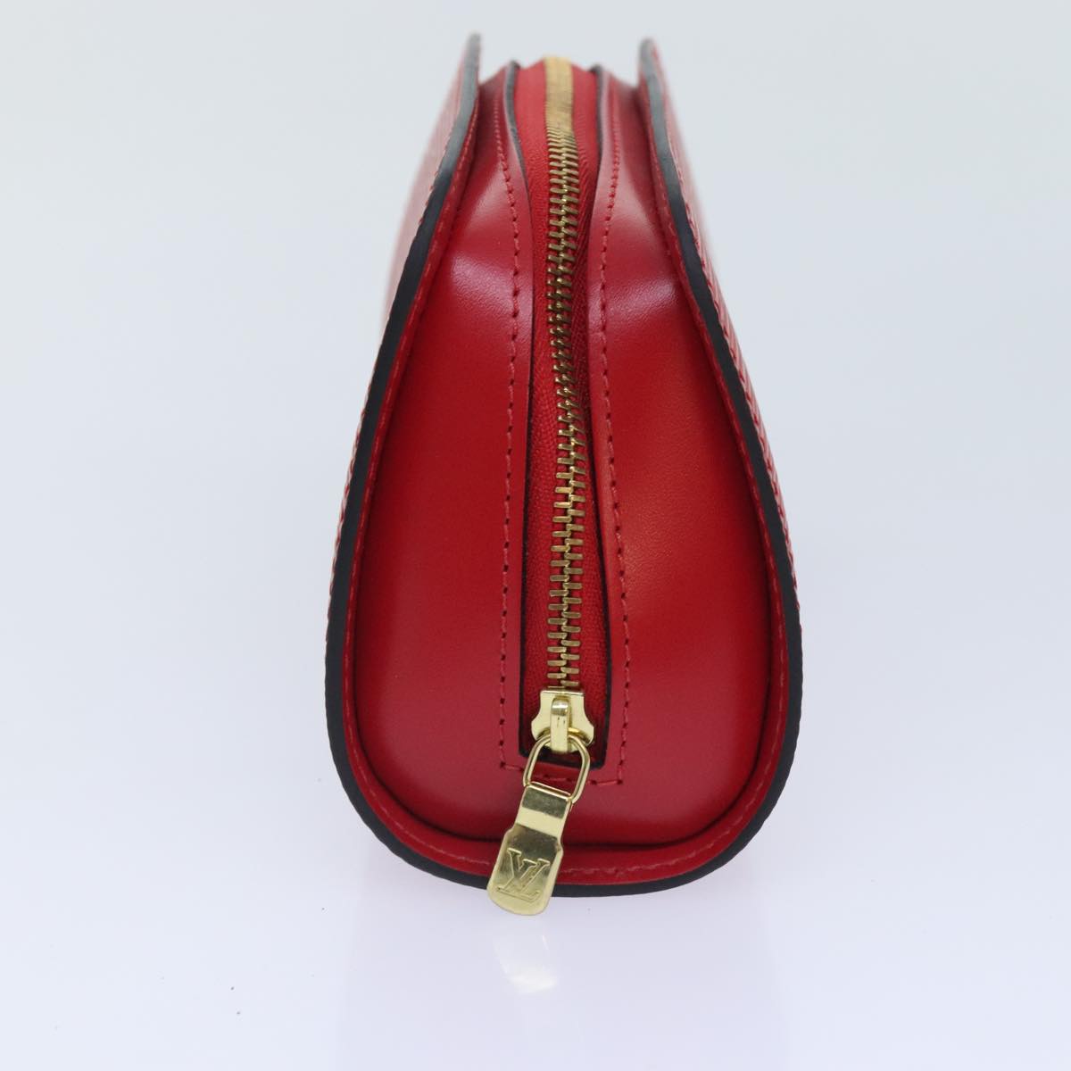 LOUIS VUITTON Epi Dauphine PM Pouch Castilian Red M48447 LV Auth ar12535