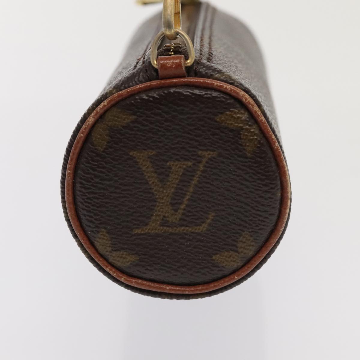 LOUIS VUITTON Monogram Papillon Pouch LV Auth ar12538