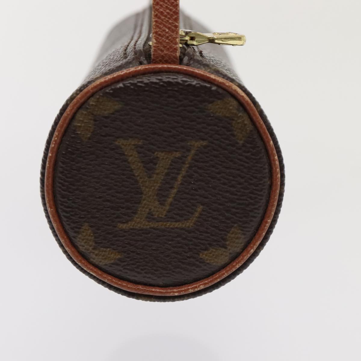 LOUIS VUITTON Monogram Papillon Pouch LV Auth ar12538