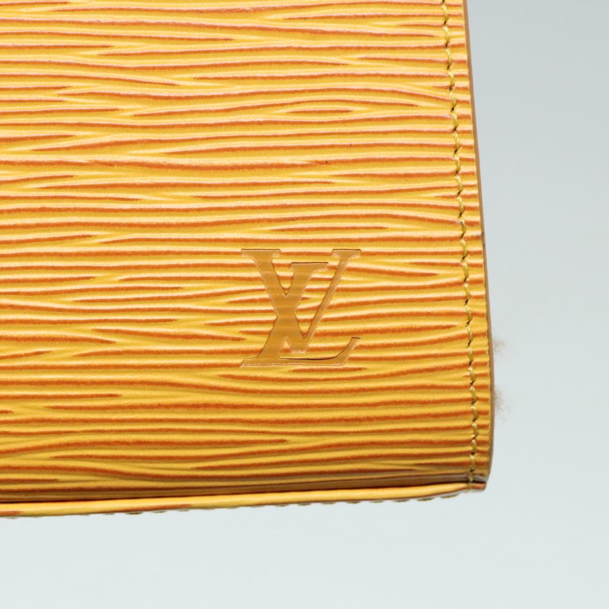 LOUIS VUITTON Epi Malesherbes Hand Bag Tassili Yellow Jonne M52379 Auth ar12544