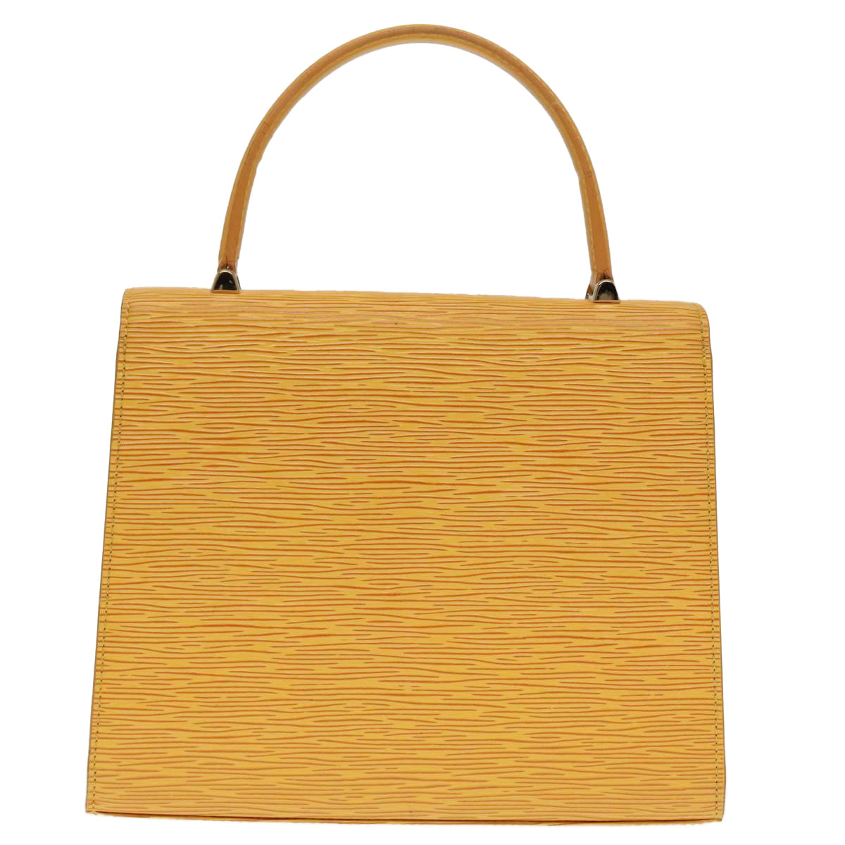 LOUIS VUITTON Epi Malesherbes Hand Bag Tassili Yellow Jonne M52379 Auth ar12544