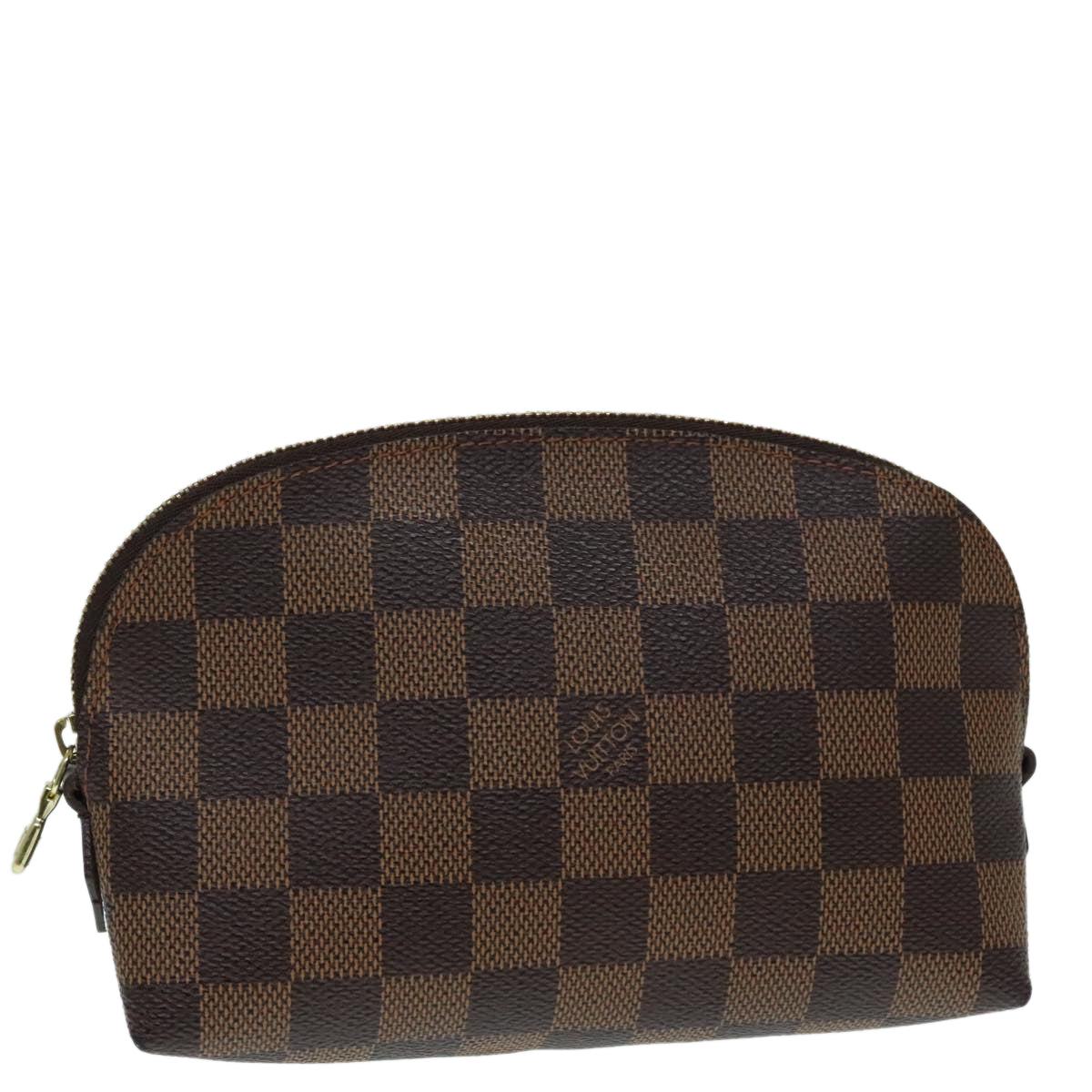 LOUIS VUITTON Damier Ebene Pochette Cosmetic PM Pouch N47516 LV Auth ar12549