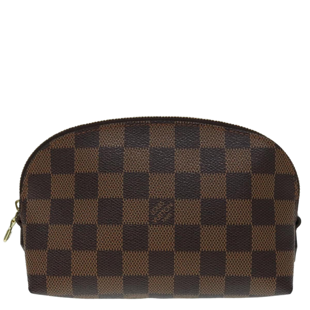 LOUIS VUITTON Damier Ebene Pochette Cosmetic PM Pouch N47516 LV Auth ar12549