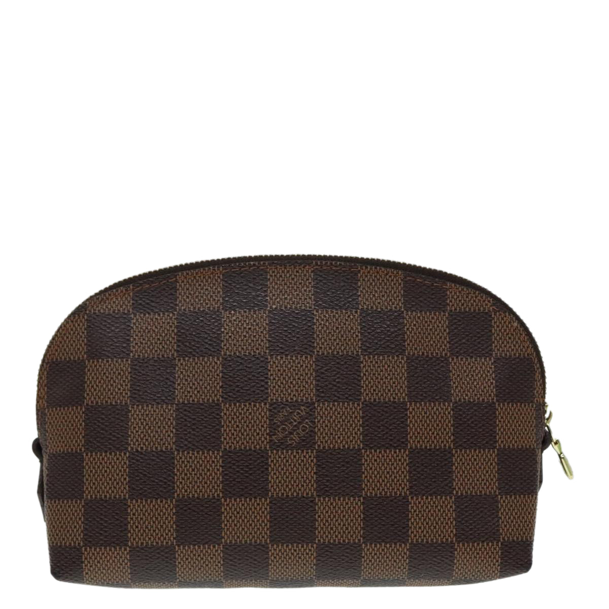 LOUIS VUITTON Damier Ebene Pochette Cosmetic PM Pouch N47516 LV Auth ar12549